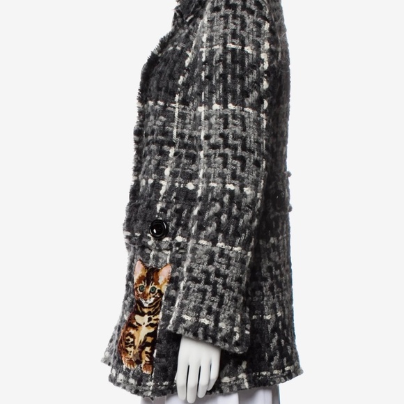 Dolce & Gabbana Tweed Royal Kitten Jacket IT42 - Picture 5 of 8